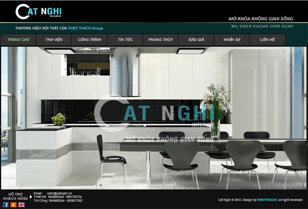 Giới Thiệu Website CATNGHI.VN - Chuyên Trang Nội Thất Của THIET THACH Group