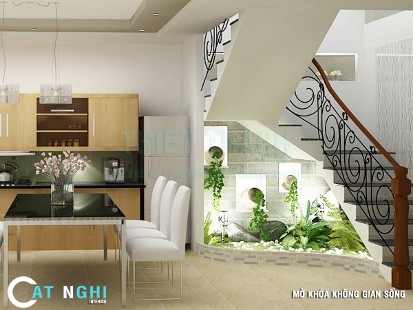 Một Số Cách Trang Trí Khu Vực Cầu Thang Phổ Biến Trong Công Trình Nhà Ở