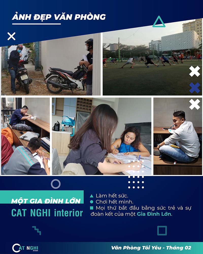 ẢNH ĐẸP CÔNG TRÌNH CÁT NGHI INTERIOR CHỦ ĐỀ: VĂN PHÒNG TÔI YÊU