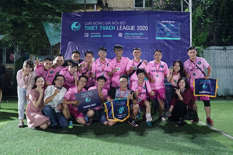 Huy Chương Bạc Giải Bóng Đá Thiet Thach League 2020