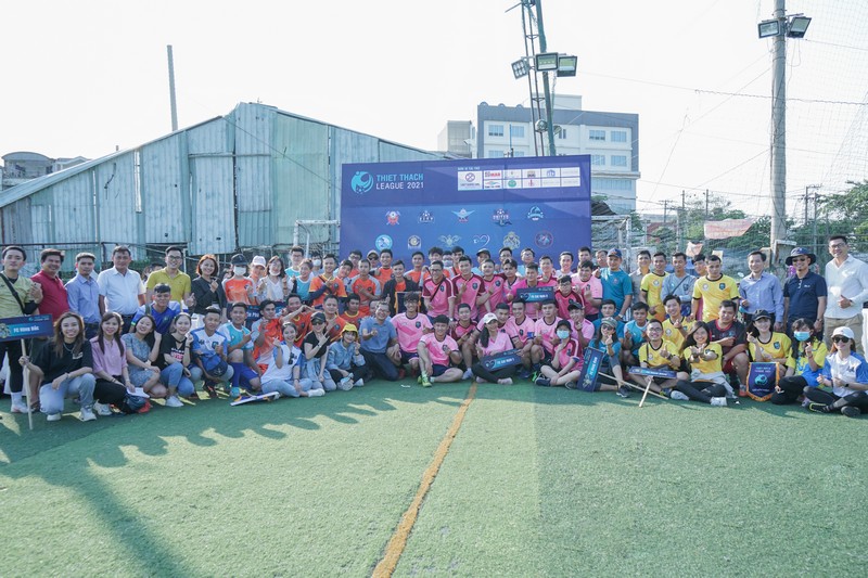 KHỞI TRANH CHỨC VÔ ĐỊCH GIẢI BÓNG ĐÁ NỘI BỘ THIET THACH LEAGUE 2021