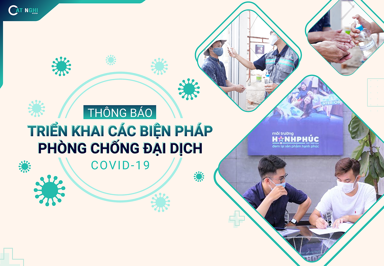 THÔNG BÁO TRIỂN KHAI CÁC BIỆN PHÁP PHÒNG CHỐNG DỊCH COVID-19