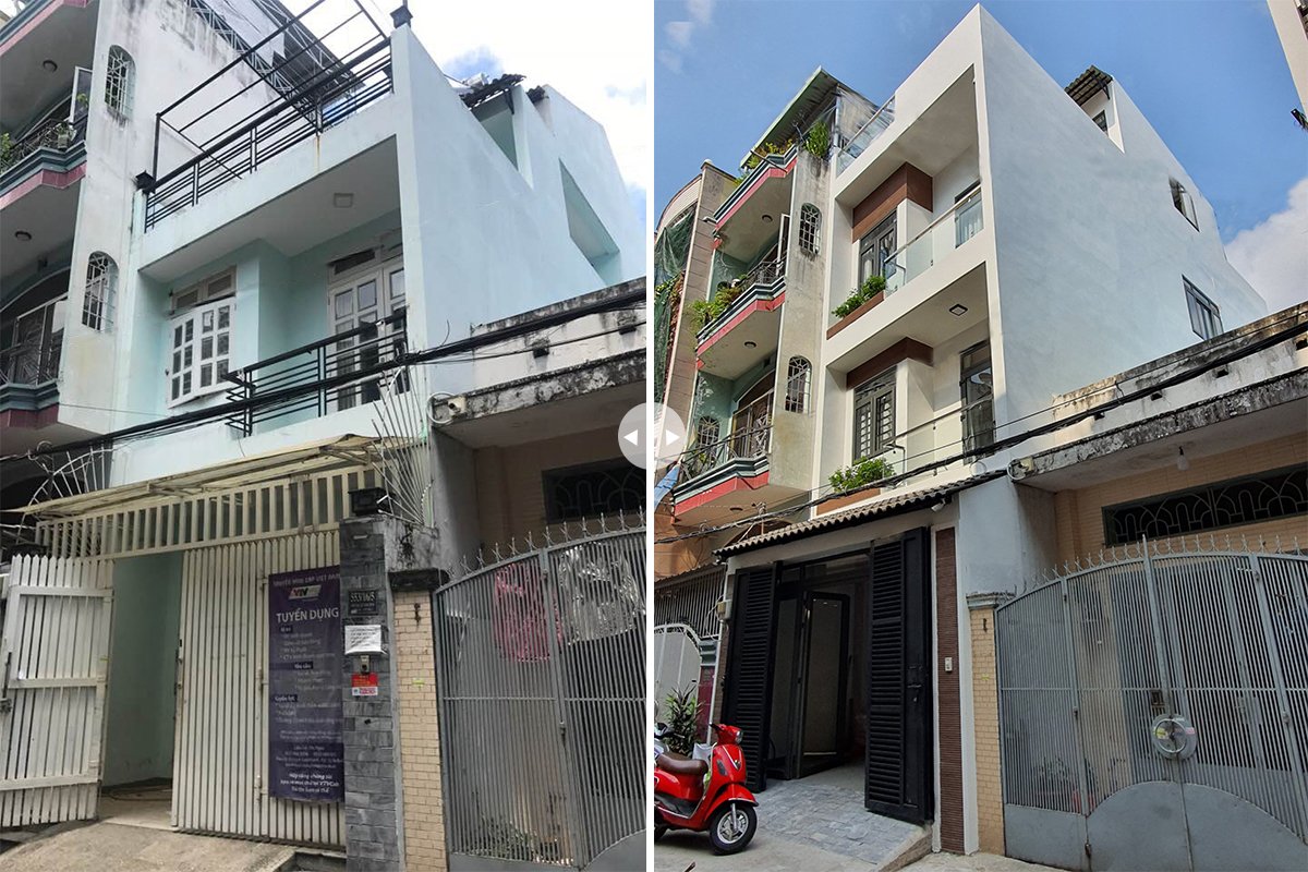 TẠM BIỆT  “ LỖI THỜI” VÀ“ CHẬT HẸP”, NHÀ PHỐ “ LỘT XÁC” NGOẠN MỤC, HIỆN ĐẠI VÀ CAO RÁO SAU KHI ĐƯỢC CẢI TẠO