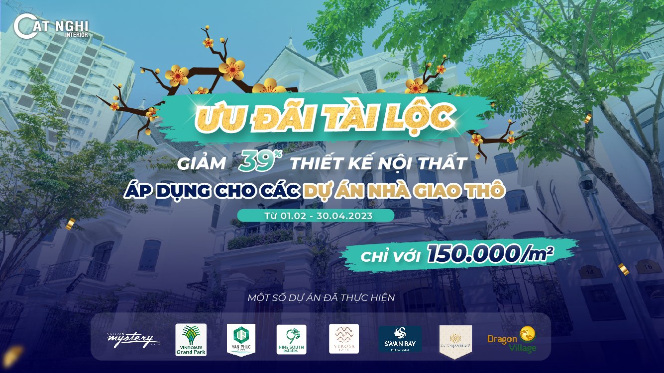 ƯU ĐÃI TÀI LỘC - GIẢM 39% PHÍ THIẾT KẾ