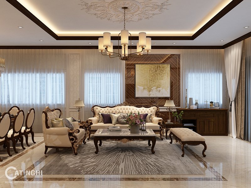 TIÊU CHÍ THIẾT KẾ NỘI THẤT BIỆT THỰ HỢP PHONG THỦY