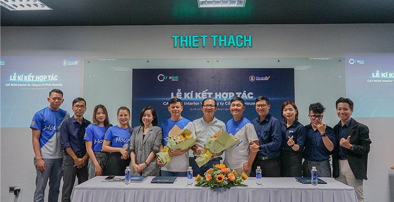 LỄ KÍ KẾT HỢP TÁC GIỮA CAT NGHI INTERIOR VÀ CÔNG TY CỔ PHẦN HOUSEZY