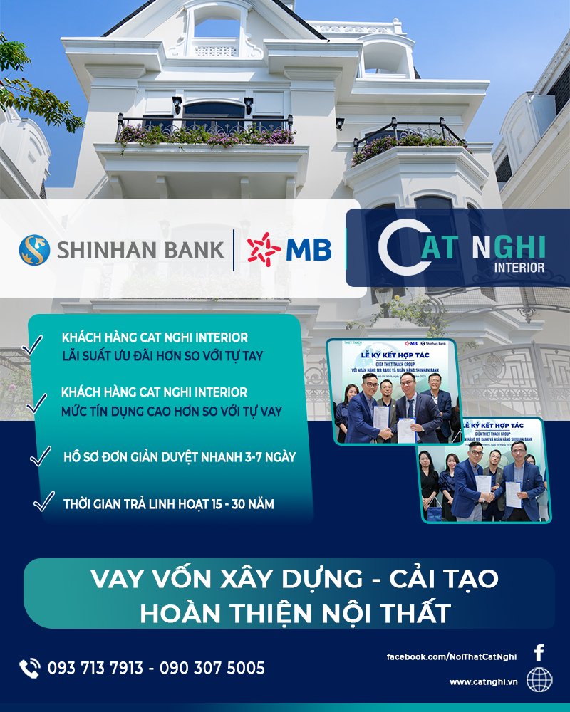 HỖ TRỢ VAY VỐN XÂY DỰNG – CẢI TẠO – HOÀN THIỆN NỘI THẤT