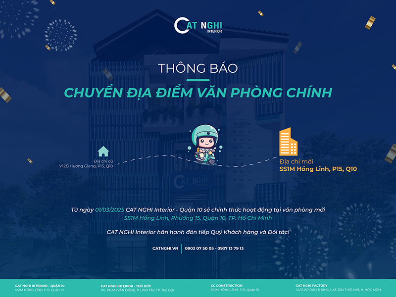 THÔNG BÁO CHUYỂN ĐỊA ĐIỂM VĂN PHÒNG CHÍNH