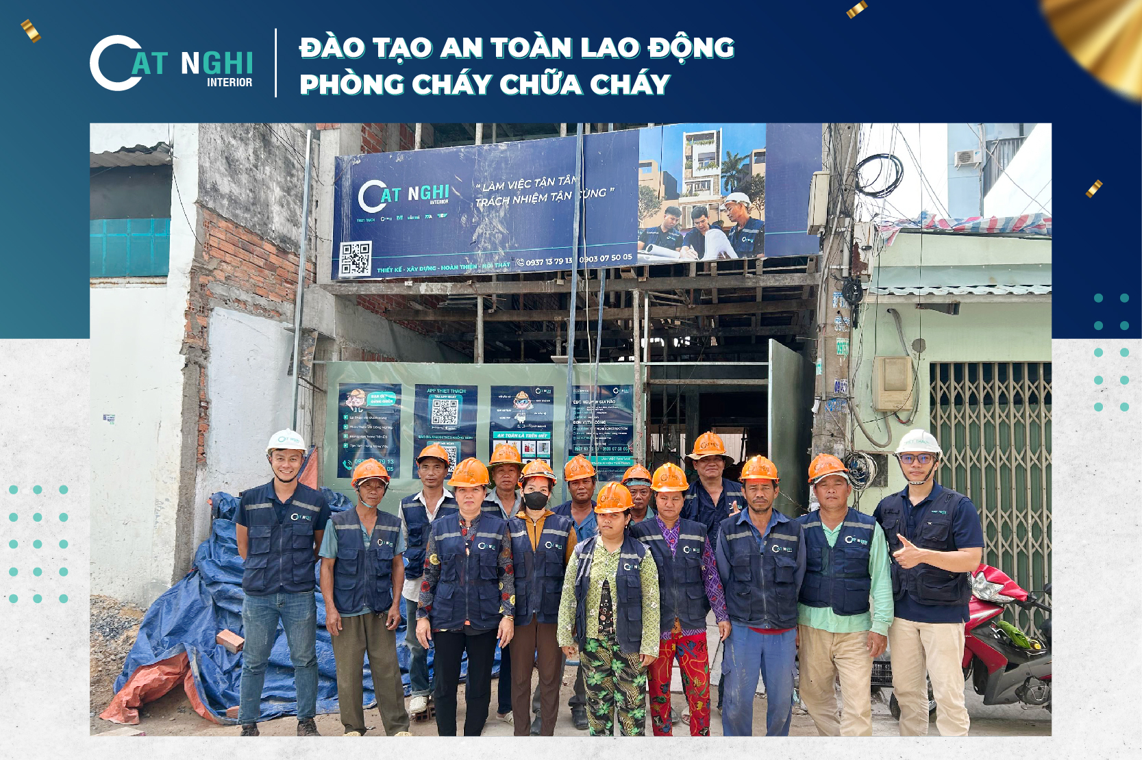 ĐÀO TẠO AN TOÀN LAO ĐỘNG - PHÒNG CHÁY CHỮA CHÁY TẠI CÔNG TRÌNH