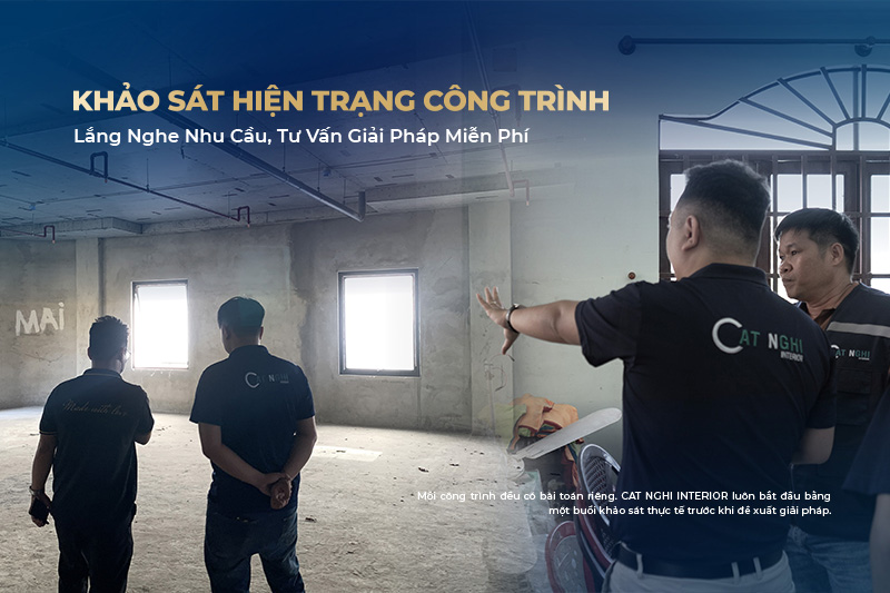 KHẢO SÁT HIỆN TRẠNG CÔNG TRÌNH