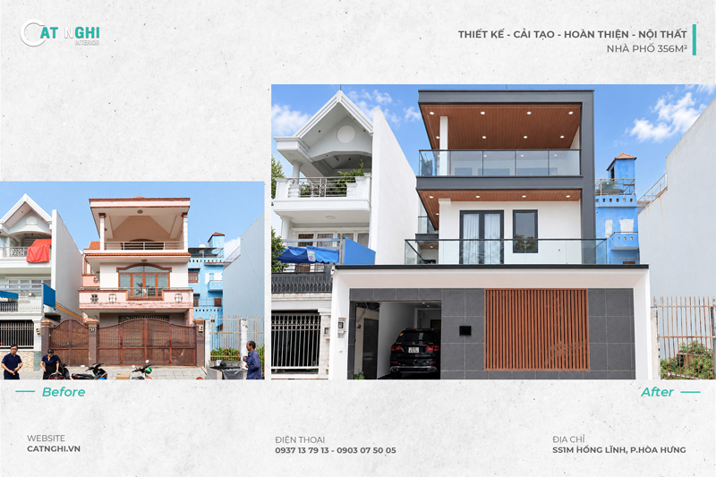 CẢI TẠO TRỌN GÓI NHÀ PHỐ 356M2, P.AN LẠC