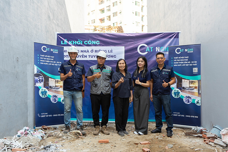 THIẾT KẾ - THI CÔNG THÔ & CUNG ỨNG HOÀN THIỆN NHÀ PHỐ 216m², P.THỦ ĐỨC