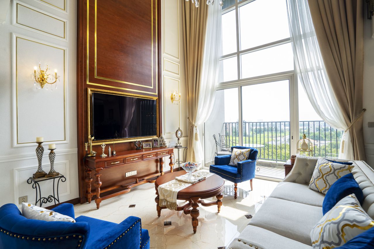 THIẾT KẾ- THI CÔNG HOÀN THIỆN NỘI THẤT PENTHOUSE VISTA VERDE, QUẬN 2