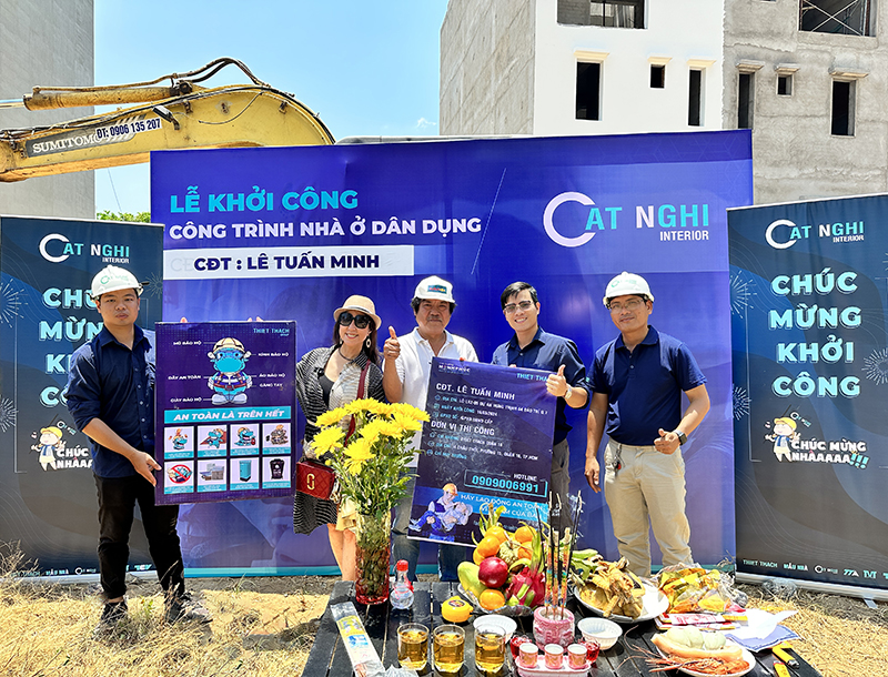 Thi Công Thô Nhà Phố - Dự Án Khải Vy, Quận 7